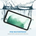 thumbnail image 3 of KOMI Samsung Galaxy S22+ Plus Case, IP68 Waterproof Dustproof, Built-in Screen Protector, Rugged Full Body Shockproof Protective Cover for Galaxy S22 Plus 5G 6.6 Inch, Black/Clear, 3 of 8