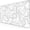 White Topographic, variant on Gaming Mouse Pad, Topographic Contour Mouse Pad 31.5x11.8inch Large Extended Computer Mouse Mat Keyboard Full Desk Mousepad for Gaming, Office, Home