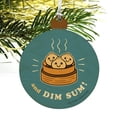 thumbnail image 4 of And Dim Sum Then Some Funny Humor Wood Christmas Tree Holiday Ornament, 4 of 7