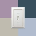 thumbnail image 5 of Amerelle 4040RRDW Moderne Wallplate 2 Rocker Wood Distressed White1-Pack, 5 of 7