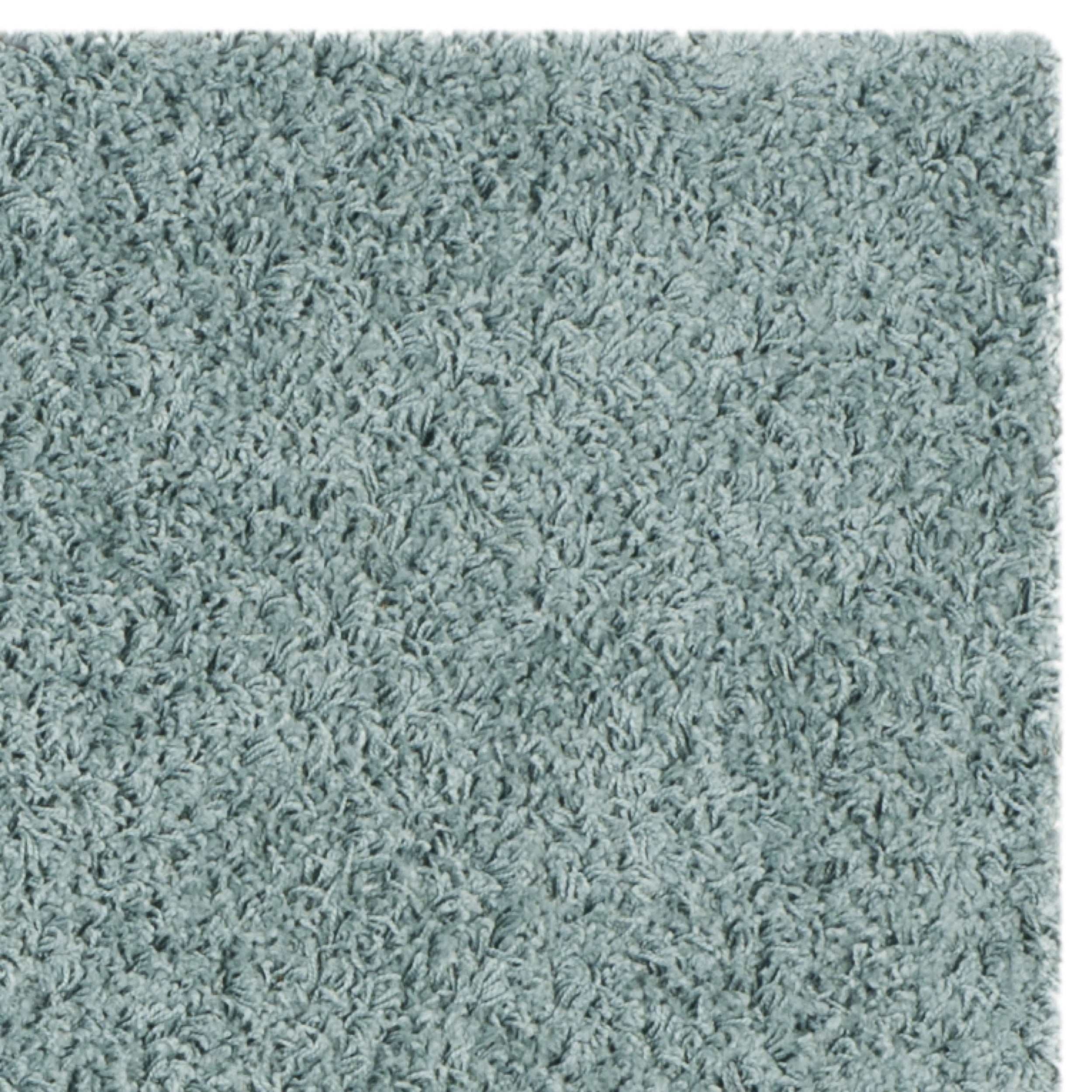 SAFAVIEH Lavena Solid Plush Shag Area Rug, Seafoam, 9' x 12'