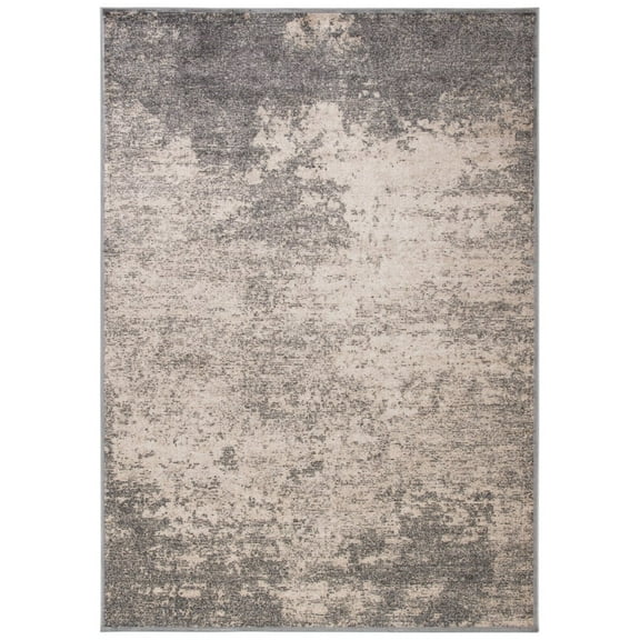 SAFAVIEH Atlas Elsie Distressed Area Rug, Charcoal/Grey, 5'3" x 7'7"