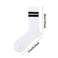 thumbnail image 3 of Fashionable Pure White Comfortable And Breathable Socks For Couples Of The Same For Men And Women, 3 of 3
