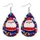 thumbnail image 1 of Pendientes para mujer, regalos para mujer, pendientes navideños de piel sintética, pendientes colgantes con forma de lágrima, pendientes de animales., 1 of 3