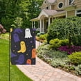 thumbnail image 2 of Yayeee Garden Flag 12" x 18" Double Sided Outdoor Yard Lawn Holiday Decorations, Halloween Colorful Ghosts, 2 of 6