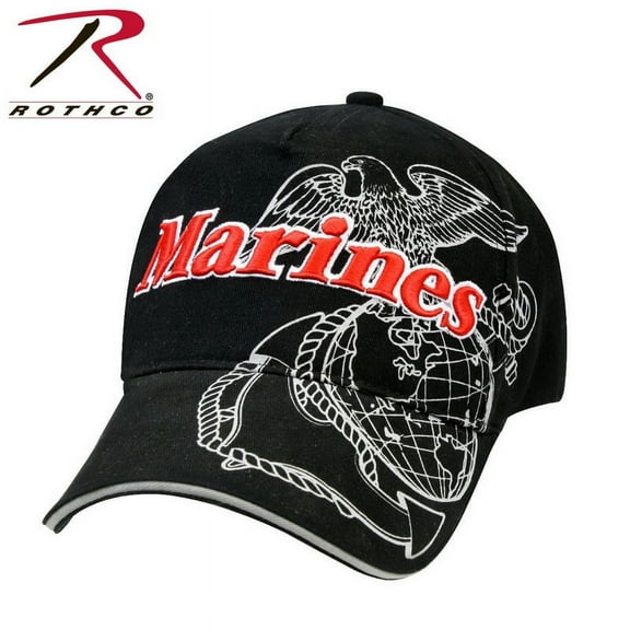 Rothco Marines Eagle G&A Deluxe Low Pro Cap, Black