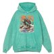 thumbnail image 2 of Sudadera con capucha estilo retro desgastado con diseño de fideos de sushi Ukiyo-I para hombre, ropa de calle de moda de gran tamaño, 100 % algodón, ropa informal holgada, 2 of 4