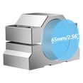 thumbnail image 2 of 65mm Spindle Clamp Motor Bracket, Aluminum Bracket Clamp with 4 Screws for CNC Engraving Machine Motor Mounting Bracket, 2 of 5