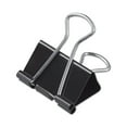 thumbnail image 3 of (6 pack) Universal Binder Clips, Medium, Black/Silver, 24 Count, 3 of 7