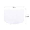thumbnail image 3 of MasteelfCA 2Pcs Plastic Kitchen Baking Semicircle Shape Cream Dough Cake Cutter Scraper Kitchen Baking Tools (Transparent Soft), 3 of 7