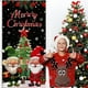 thumbnail image 4 of Adornos navideños, adornos navideños, regalos navideños, decoración navideña para puerta, fondo navideño, ideal para Navidad, noticias, fiestas, decoración invernal, 78,7 x 35,4 pulgadas, cubierta de, 4 of 6