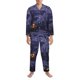 thumbnail image 3 of Fotbe Mystery House Halloween Night Pijama de Hombre con Estampado de Manga Larga, Conjunto de 2 Piezas, Ropa de Dormir Suave y Cómoda con Bolsillos-Small, 3 of 7