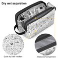 thumbnail image 4 of Toiletries Bag,Baseball Football Pattern Mens Womens Toiletry Bag Bathroom Bag,Waterproof Toiletry Travel Bag Dopp Kit Shaving Bag 11x6.3x5.1 Inch, 4 of 5