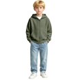 thumbnail image 5 of Generic Boys Oversized Cardigan Loose Fit Drawstring Athletic Jackets,breathable textured knit,Lightweight Fall Winter Sweatshirt Top, 5 of 5