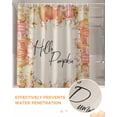 thumbnail image 6 of Hello Pumpkin Thanksgiving Pumpkins Wreath Beige Shower Curtain Set ，Waterproof Fabric Shower Curtains Shower Curtains for Bathroom,Bathroom Decor 36"x72", 6 of 7