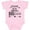 AD-Pink, variant on So I'm Little, but I'm Gonna Be a Big Cousin Boys or Girls Baby Bodysuit