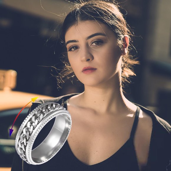 Qiopertar Flash Deals of the Day Fashion Stainless Steel Sand Blast Outer Spins Wonderful Gift Clearance Saving Up To 65% Off