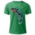 thumbnail image 4 of Generic Men's T-Shirt Short Sleeve Graphic Fashion Lizard Print Crew Neck Tee Tops Summer Casual Shirt, 4 of 4