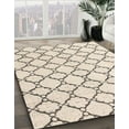 thumbnail image 2 of Ahgly Company Indoor Square Abstract Camel Brown Terrilis Area Rugs, 4' Square, 2 of 6