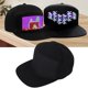 thumbnail image 4 of Sombrero LED Programable, Tamaño Ajustable Tela De Algodón Color Gorra De Edición LED Múltiples Idiomas 16x32 Dot Array Negro Para Club De Conciertos Al Aire Libre, 4 of 7