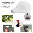 thumbnail image 4 of Casquette de Baseball à Queue de Cheval avec Trou Réglable Chapeau de Soleil (Noir), 4 of 8