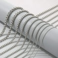 thumbnail image 2 of Stainless Steel Chain Necklace 16-36" Smooth Box Rope Silver 2/3/4/5/6/7Mm N69, 2 of 7