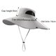 thumbnail image 2 of Sombreros de ala ancha para el sol, sombrero de cubo transpirable para pesca, senderismo, camping, 2 of 5