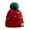 Red, variant on Oalirro Winter Santa Hat for Women Christmas Gifts Red and Green Warm Knited Hat Slouchy Xmas Beanie Hats Festival Holiday Fancy Party Hat
