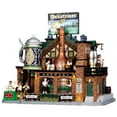 thumbnail image 2 of Ace Lemax Porcelain Village Building, Yulesteiner Brewery, Holiday Themed Collectible, 2 of 2