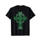 thumbnail image 1 of [Cruz Celta Suave] Camiseta de Cruz Celta para Hombre Supersuave - 100 % Algodón, Transpirable, Cuello Redondo Casual, Manga Corta con Diseño de Nudo Verde - Ideal para el Día de San Patricio, Uso Dia, 1 of 6