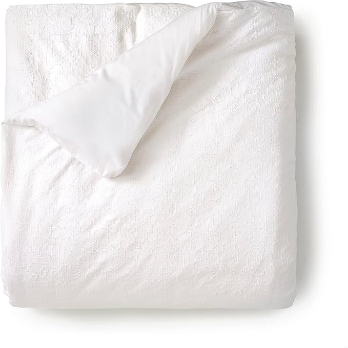 Martha Stewart Kinfolk 100% Cotton 3pc Duvet Set-1 Duvet, 2 Pillow Shams