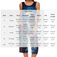 thumbnail image 3 of Tnhcen Women's Halloween Pajama Set 2 Piece Tank Top and Capri Pants Halloween Print Loungewear Soft Stretch Summer Sleepwear Plus Size S-2XL, 3 of 6