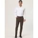 thumbnail image 3 of INSPIRE CHIC Vestidocuadros pahombre Pantalones de negocioscuadros ajustados con bolsillos marrón L, 3 of 6