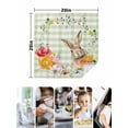thumbnail image 4 of Sage Green Easter Cloth Napkins Set of 6 Reusable Dinner Napkins, Bunny Spring Floral Checkered Cocktail Napkin Washable Table Napkins for Wedding/Holiday Party/Baby Shower 20"x20", 4 of 7