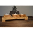 thumbnail image 1 of Pomegranate Solutions PM44026 Olive Wood Zencandle Holder, 1 of 1
