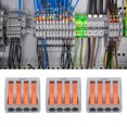 thumbnail image 4 of Connecteur de Câblage à Pousser Compact 50 Pcs Mini Rapide Compact Connecter Blocs de Terminaux Parallèleur, 4 of 8