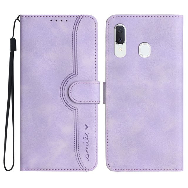 Compatible with Samsung Galaxy A30/ A20 Case Premium PU Leather Wallet with Built-in Magnet Cover