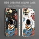 thumbnail image 4 of Patrón De Lujo Chapado Caso Del Teléfono Para Xiaomi Redmi 10 10A 10C 12C 9A 9T 9C 9 A1 Cartoon Astronaut cover, 4 of 4
