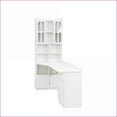 thumbnail image 6 of Desks | Modern White L-Shaped Corner Desk with Storage, Hutch & Drawers for Home Office Study | Particle Board+MDF, 6 of 7