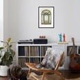 thumbnail image 3 of Art.com Art Nouveau Stained Glass Art Print, Black Frame Wall Art, 21" x 29", 3 of 4