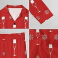 thumbnail image 6 of Top-kevin Womens Pajamas Set Passover Symbols Pattern Soft Long Sleeve Sleepwear Button Down Sets, 6 of 6