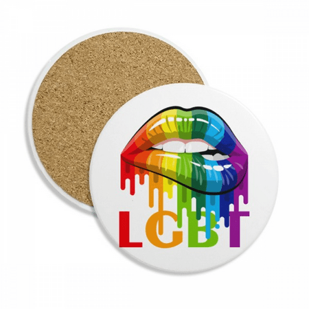 

Gender Differentiation Identity Rainbow Equality Coaster Cup Mug Tabletop Protection Absorbent Stone