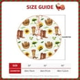 thumbnail image 2 of Disketp Rustic Western Charm Christmas Tree Skirt, Christmas Tree Decorations, Christmas Decor, Tree Mat Decoration(30-48IN)-30", 2 of 6