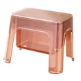 thumbnail image 2 of Taburete otomano con almacenamiento para cambiar zapatos y lavar la ropa. Rosa, 2 of 9