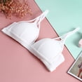 thumbnail image 3 of Sujetador de una pieza sin aros sexy para mujerlenceríalenceríatops cortos (blanco L/XL) Ehuebsd Para estrenar, 3 of 5