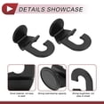 thumbnail image 5 of Unique Bargains 2 Pcs Universal Car Seat Headrest Hook for Purses and Bags Black 2.72"x1.54", 5 of 7