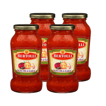 (4 Pack) Bertolli Olive Oil & Garlic Pasta Sauce 24
