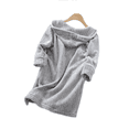 thumbnail image 7 of LYMAYTER Boys Girls Flannel Robes Cute Toddler Hooded Bathrobe for 3-12Y Soft Pajamas for Kids Girls Boys, 7 of 7