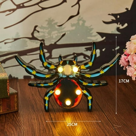 

Baozhu Halloween Spider / Bat / Pumpkin / Skull Led Night Lights For Indoor Outdoor Halloween Party Festival Lighting Home Decor