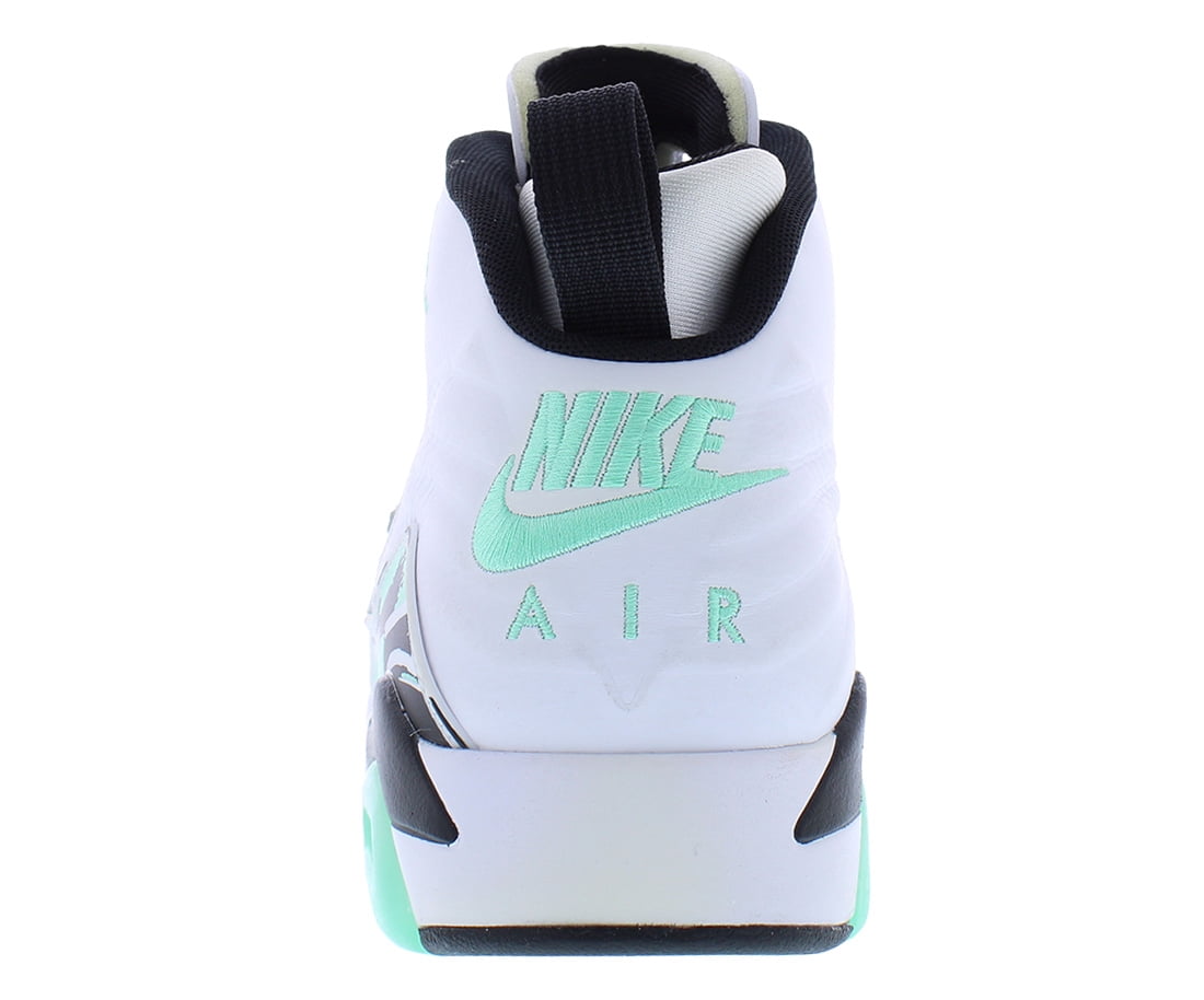 Nike Jordan MVP Leather Mens Shoes Size 9, Color: White/Green Glow/Black